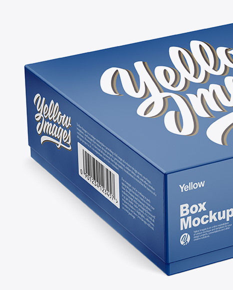 Matte Paper Box Mockup