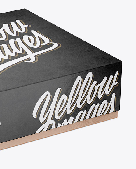 Textured Paper Box Mockup