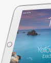 Horizontal iPad Mockup - Half Side View