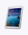 Vertical iPad Mockup - Half Side View