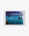 Horizontal iPad Mockup Mockup - Front View