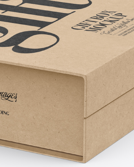 Kraft Box Mockup