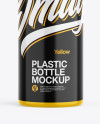 Glossy Plastic Bottle Mockup