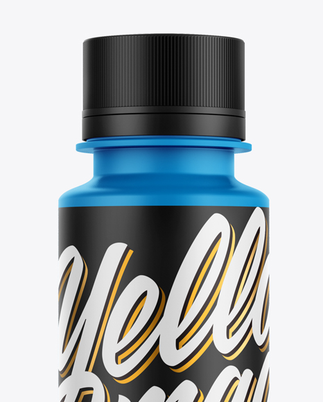 Matte Plastic Bottle Mockup