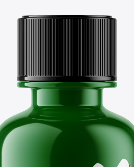 Glossy Plastic Bottle Mockup