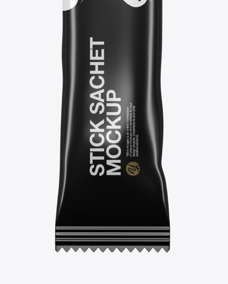 Glossy Stick Sachet Mockup