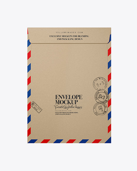 Kraft Envelope Mockup