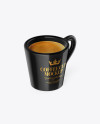 Glossy Coffee Cup Mockup