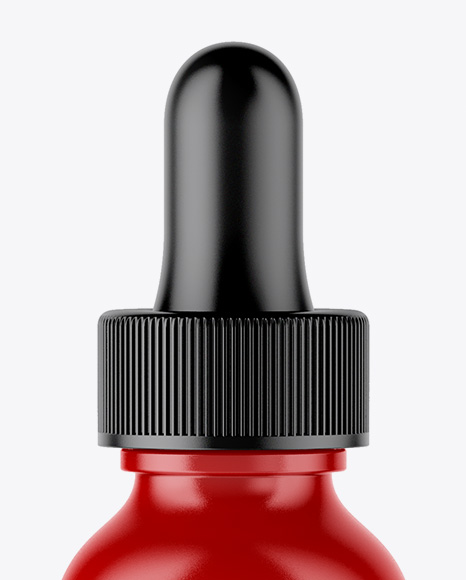 Glossy Dropper Bottle Mockup