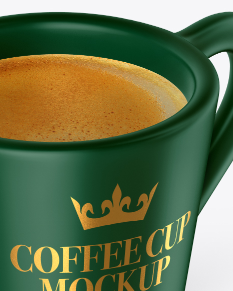 Matte Coffee Cup Mockup