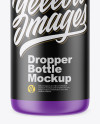 Matte Dropper Bottle Mockup