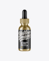 Metallic Dropper Bottle Mockup