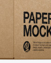 Kraft Box Mockup Kraft Box Mockup