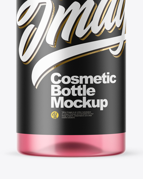 Cosmetic Bottle Mockup