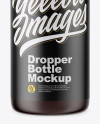 Amber Dropper Bottle Mockup