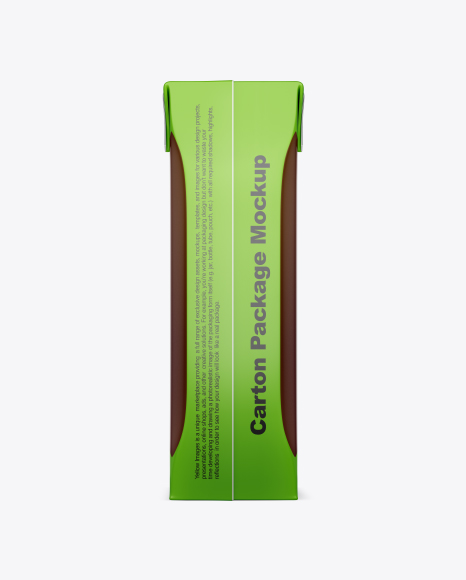 Matte Carton Package Mockup