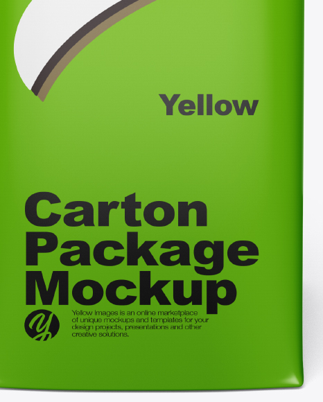 Matte Carton Package Mockup