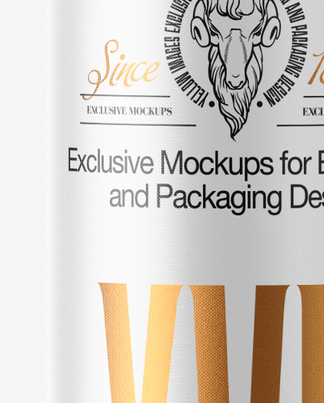 Vodka Bottle with Wooden Cap Mockup