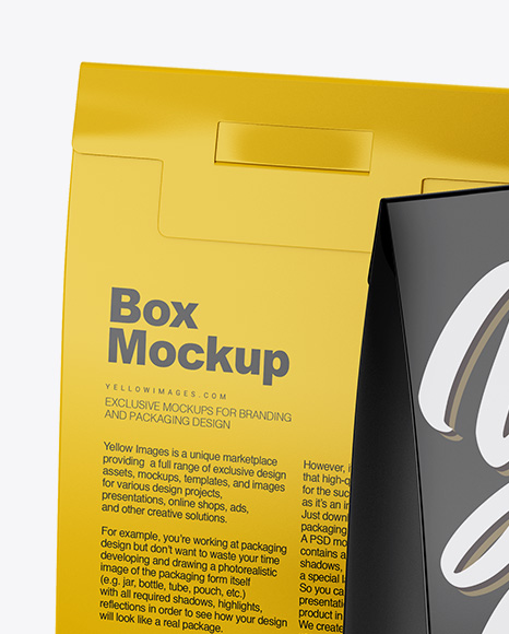 Two Glossy Boxes Mockup