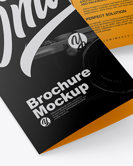 Matte Brochure Mockup