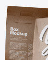 Two Kraft Boxes Mockup