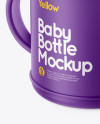 Matte Baby Bottle Mockup