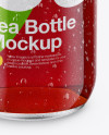 Bottle with Condensation in Shrink Sleeve