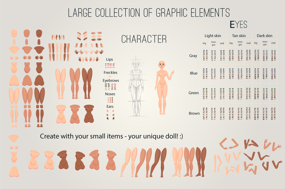 Character portrait creator (PSD) Character portrait creator (PSD)