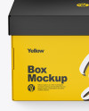 Matte Paper Box Mockup