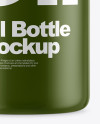 Matte Oil Bottle Mockup