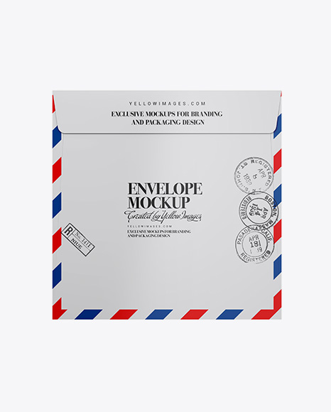 Matte Paper Envelope Mockup