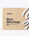 Kraft Box Mockup