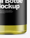 Clear Glass Oil Bottle Mockup