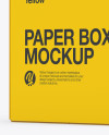 Paper Box Mockup