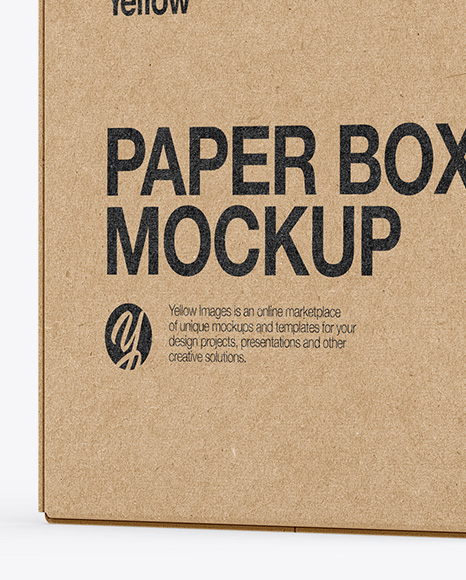 Kraft Box Mockup