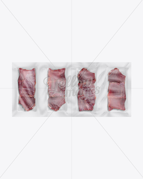 Vacuum Beef Jerky Package Mockup - Front View