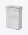 Tin Box Mockup
