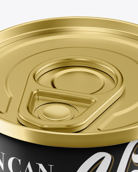 60g Tin Can w/ Metal Rim Mockup
