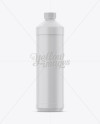 Round Plastic Bottle Mockup - Eye-Level Shot