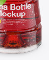 Bottle with Condensation in Shrink Sleeve Mockup