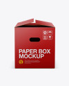 Paper Box Mockup