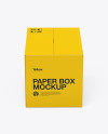 Paper Box Mockup