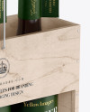 Amber Bottle Carrier Mockup