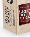 Green Bottle Carrier Mockup