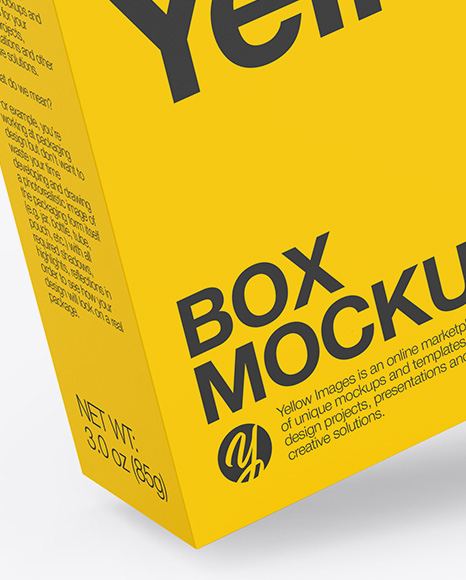 Matte Paper Box with Hang Tab Mockup