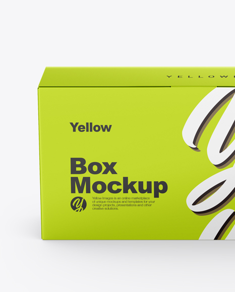 Glossy Box Mockup