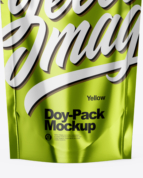 Metallic Doy Pack Mockup