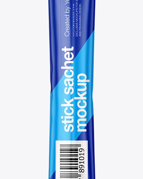 Matte Stick Sachet Mockup