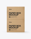 Two Kraft Boxes Mockup