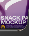 Box w/ 15 Snack Packs Mockup